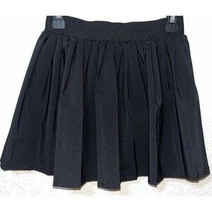Stella Tweed Girls Pleated Skorts Sz (10-12) Black